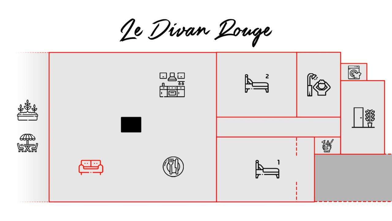 Appartement Le Divan Rouge Apartement, Next Atomium&expo *