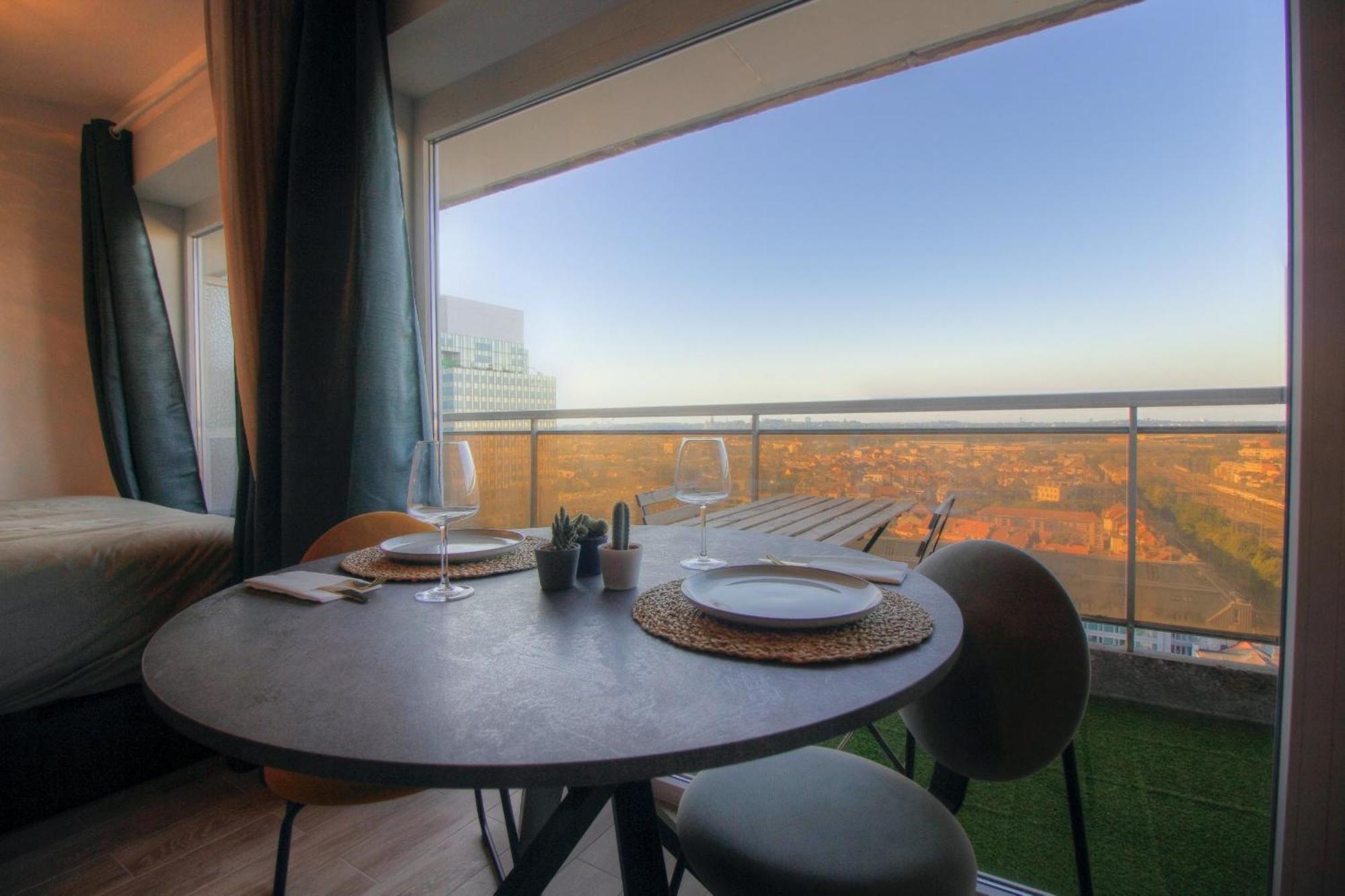 Appartamento Avec Vue Panoramique Et Parking Gratuit