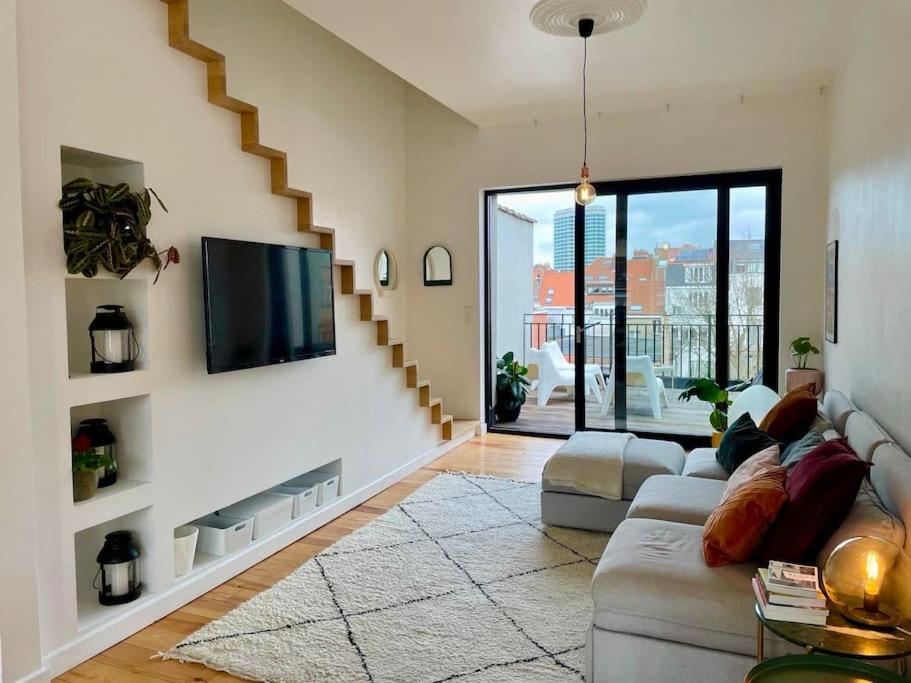 Beautiful 2 Bedroom Duplex In Le Chatelain Appartement Bruxelles