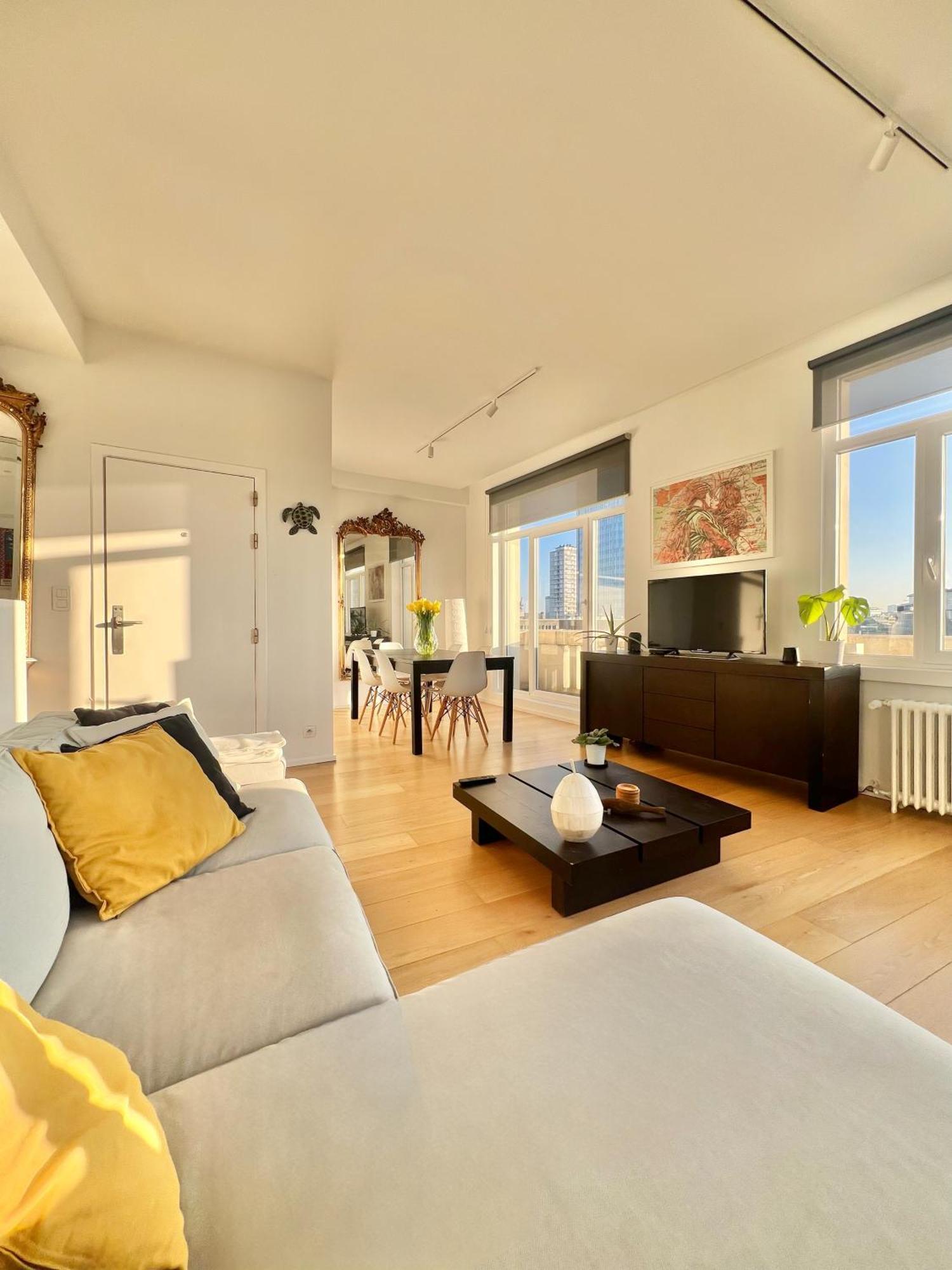 Lovely Loft In Panoramic View! Appartement Brussel
